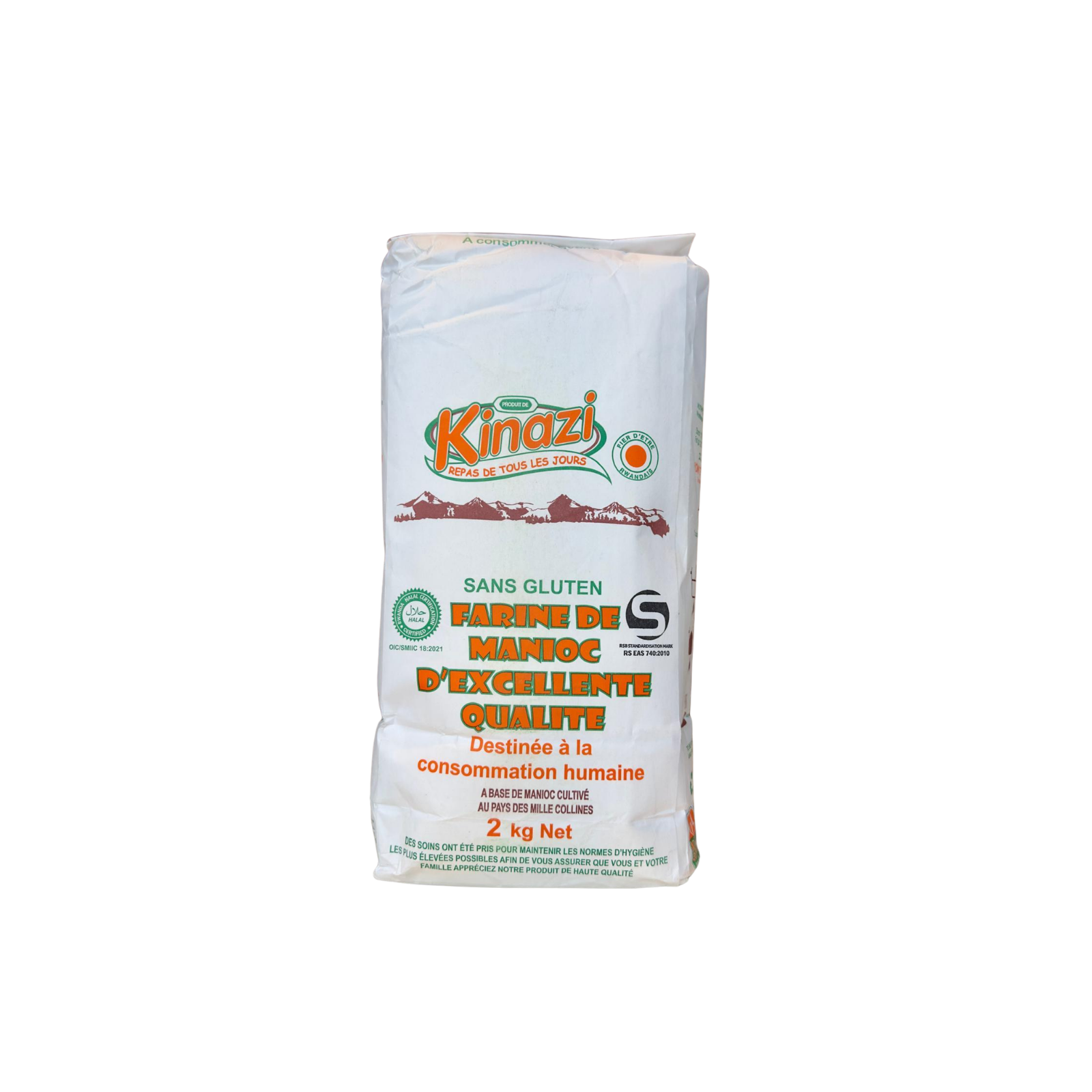 Kinazi Cassava Flour (Farine de Manioc) – 2kg